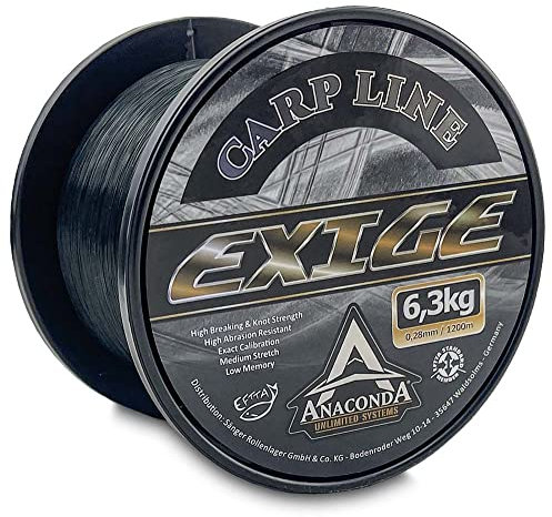 Saenger Unisex – Erwachsene Anaconda Exige Carp Line 1.200m/0,33mm
