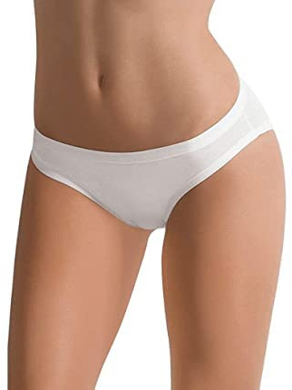 Cotonella Slip Mini Donna Cotone BIELASTICO Art. 3362 CONF. 3PZ (Nuovo Modello) (5/XL, Bianco)