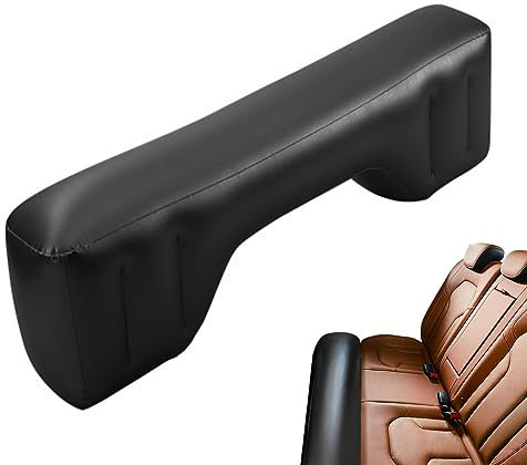 Supatmul Auto Luftmatratze Aufblasbare Rücksitz Lückenpolster Auto Matratze Rücksitz Lücke Luftmatratze für verlängerte Rücksitzcouch oder SUV, MPV, Autos und LKWs, 135 x 38 x 25 cm