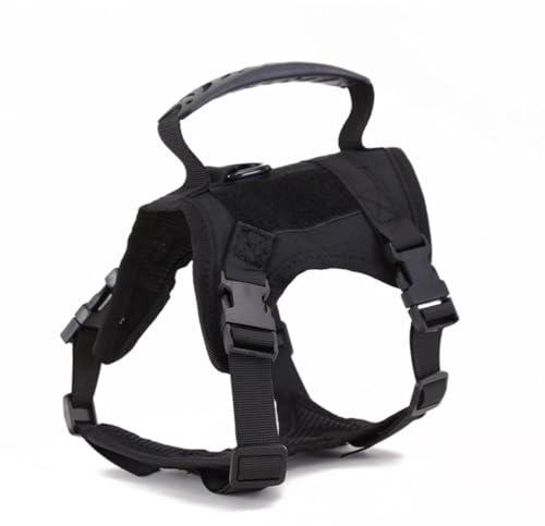 Pettorina per Gatti Tattica,Imbracatura per Gatto Regolabile con Maniglia Controllo per Gatti Cucciolo Allenamento Jogging Passeggiate