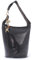 Catwalk Collection Handbags - Damen Leder Schultertasche - Beuteltasche/Handtasche Mittelgroß - GLASTONBURY - Braun