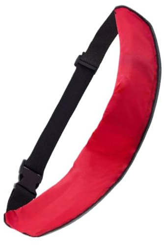 Manuellt uppblåsbart räddningsbälte – hög flytkraft | simbältesväska | säkerhetsflytring för stående uppåt, paddling, fiske, vattensport, räddningshjälp, gul, bärbar, kompakt