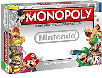 MONOPOLY Nintendo - das berühmte Spiel um den großen Deal mit deinen Nintendo-Helden Zelda, Super Mario und Luigi und 6 exklusiven Sammler-Figuren | Gesellschaftsspiel | Familien-Spiel | Brettspiel-Klassiker |