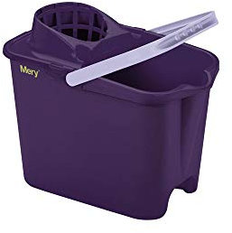Mery 0315.39 Lave sols (Accessoires), Violet/Vert Lime, 31,5 x 25,5 x 39 cm
