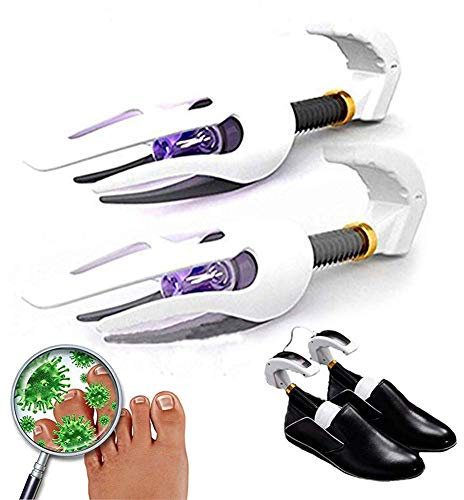 GoodTop Zapato esterilizador Ultravioleta del Zapato del pie Secadora Desodorante esterilizador de muertes con uñas y Zapatos de Hongo seco (2 Unidades)
