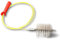 Kit ramonage poêle à pellet ou à bois | Brosse herisson ramonage synthétique | Diamètre 80 mm | Ramonage pour poêle à granulés | Conduits canalisations gouttières tuyaux | Kibros 4KIT8Sb
