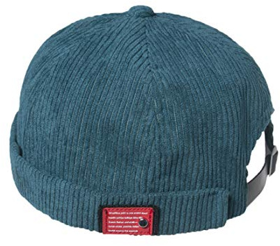 YAMEE Docker-Cap herr docker-mössa dam sjömansmössa hamnmössa herrmössa bikerkeps hatt vandringsmössa dockarkeps huvudbonad sjömanskeps (huvudomkrets justerbar storlek), DZM56*blå, one size