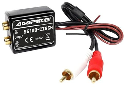 AMPIRE 55100-CINCH NF-Entstörfilter Cinch um drehzahlabhängige Störungen durch Masseschleifen zu verhindern