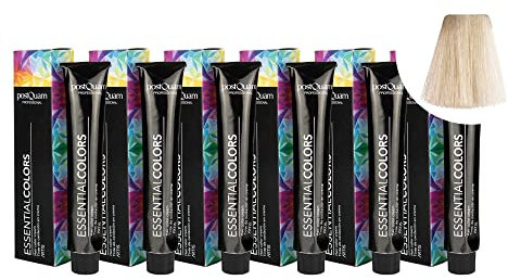 PostQuam - Pack de 6 Tintes de Peluqueria Profesional de Elevado Poder Cubriente | Tinte Permanente 100% Cobertura de Canas Garantiza Color Natural Uniforme y Duradero - Más de 90 Colores Disponibles