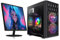 STGsivir Gaming PC Bundle, Gaming Computer Desktop, Intel 10th Gen 3.5GHz, AMD RX 560 4GB, 16GB RAM, 512GB SSD, 600M WiFi, BT 5.0, Windows 11, 22 Monitor (white)