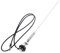 Generic Antenne Vintage, Antenne de Voiture Universelle 18,5 Pouces pour Radio de Toit de Voiture, AM/FM, Pivotante à 180°, Argenté