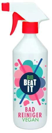 BIO BEAT IT Veganer, Öko-Badreiniger, biologisch abbaubar ohne Konservierungsstoffe, Alkohole und Mikroplastik. Unbedenklich für Mensch, Tier, Allergiker und Haushalte mit Kindern. (Universal)