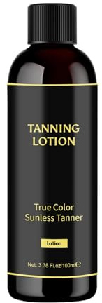 Sunless Tanning Lotion - Sunless Tanner Tanning Accelerator Lotion | Adults Natural Glow Skin Cream for Daily Use, Travel, Beach, Pool Party, Wedding or Beauty Care