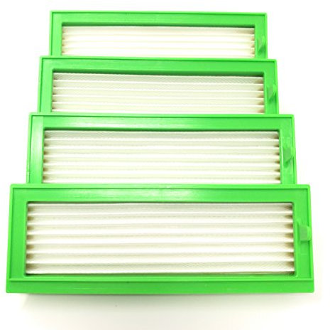 Tf Lot de 4 filtres HEPA anti-allergie pour aspirateur Kobold VR 200