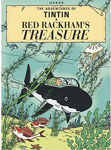 Moulinsart Postcard Tintin Album: Red Rackham's Treasure 34080 (10x15cm)