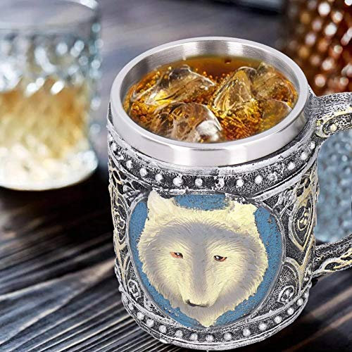 Tasse à Vin, Gobelet Calice Vintage, Boisson En Verre à Cocktail Tête De Loup, Thé Tasse à Café Décor De Pub, Gobelets à Eau Accessoire En Verre à Cocktail Pour la Maison, L'hôtel, le Bar, la Fête De