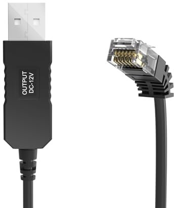 USB to RJ11 Radar Detector Cable Compatible with Beltronics, Escort Passport 9500ix, Uniden R1 R3 R7, Replacement Power Cord for Radar Detectors,5Ft