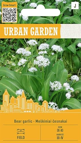 Organic Way | Ail des ours Graines d’herbes | Plante vivace au goût d’ail | Pour ombre et sols humides | Feuilles fraîches ou séchées | Graines d’herbes | 1 sachet