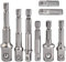 Stecknuss-Adapter, 8-teiliges Set, 1/4-Zoll-Sechskantadapter auf 1/4, 3/8, 1/2 Stecknuss, für Bohrmaschine und Akkuschrauber Steckschlüssel Nüsse und Stecknüsse, Bit-Halter
