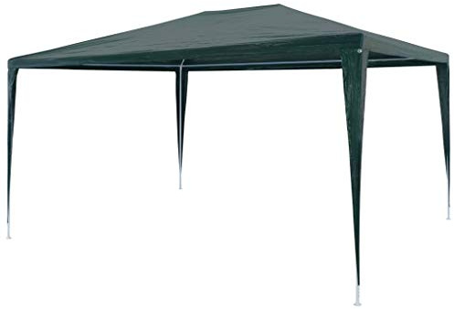 INLIFE Tienda de campaña para fiestas, 3 x 4 m, polietileno, color verde