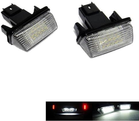 RZG 2 luces LED blancas para matrícula Auris E15 2008-2012 Avensis T27 Verso R2 2007-2012