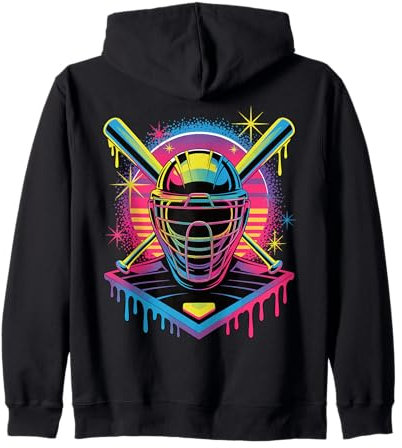 Masque attrape-baseball goutte à goutte style rue Sweat à Capuche