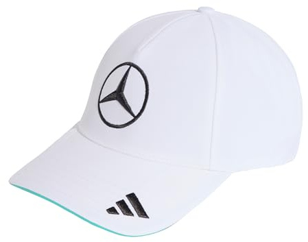 adidas Unisex Mercedes - AMG Petronas Formula 1 Team Driver Cap, White, L-XL