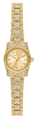 Michael Kors Lexington Damklocka i rostfritt stål, 19 mm guld, MK4980