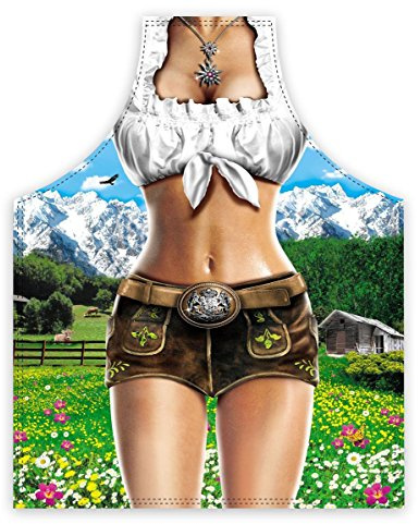 Delantal de cocina femenino Modelo de los Alpes Dirndl Traje del Festival de Octubre