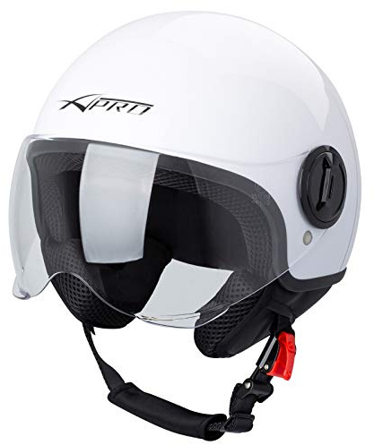 Motorcykelhjälm motorcykel skoter Jet Helm Demi Avio Viser homologerad SonicMoto