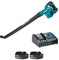Makita DUB186RT 18V Li-ion LXT Blower Complete with 1 x 5.0 Ah Battery and Charger, Blue