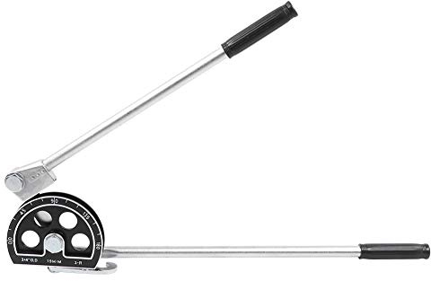 19mm Pipe Bender Hand Tool, 3/4Inch Steel Aluminum Alloy Copper Tube Bending, High Hardness Pipe Bender Kit 180° Maximum Bend for Copper and Aluminum Tube