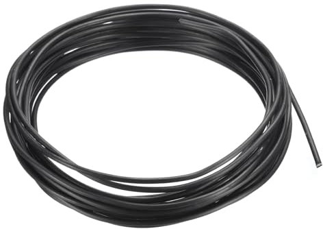 PATIKIL 2mm Bonsai Formazione Filo 1 Rotolo Fiore Filo Steli Anodizzato Alluminio Albero Filo 16.4Ft Totale per Giardinaggio Ramo Riparazione Nero