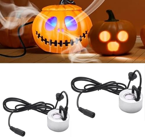 Dytabepl Ultraschall Vernebler, Mini Nebler Fogger, Vernebler Luftbefeuchter, Vernebler Aquarium Mist Maker für Springbrunnen, Teich, Halloween Pumpkin und Hexentopf, Weihnachtsdekor