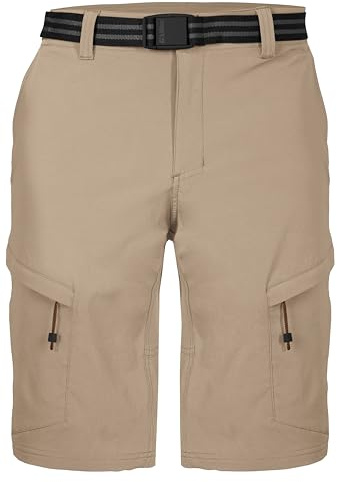 Killtec Homme Bermudas/Shorts Fonctionnels avec Ceinture KOS 11 MN BRMDS, Sand, 48, 42826-000