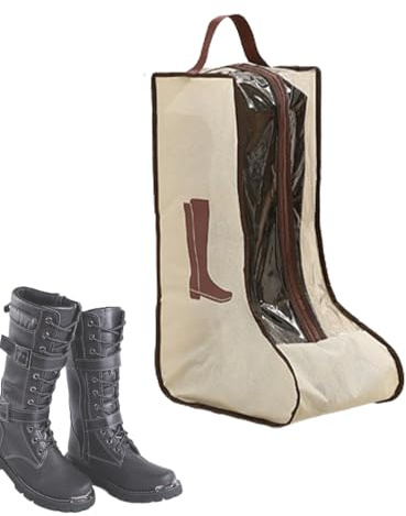 Sac De Rangement pour Bottes | Sacs À Chaussures Imperméables | Rangement pour Chaussures De Voyage | Sac De Transport À Chaussure Hautes À L'épreuve des Poussières avec Poignée