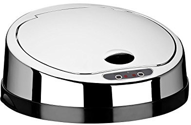 Dihl Replacement Chrome Silver Round Sensor Bin Lid for Dihl & Morphy Richards 30L, 42L, 50L - For Bins with 30 cm Diameter