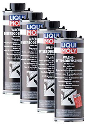 Liqui Moly 4X 6102 Wachs Unterbodenschutz anthrazit schwarz Pflege Schutz 1L