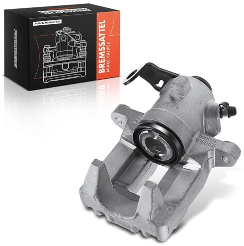 Frankberg Brake Caliper Disc Brake Rear Left Aluminium Compatible with Golf IV Polo Variant A3 TT Cordoba Ibiza II Leon Toledo II O.c.t.a.v.i.a New Beetle Replace# 1J0615423