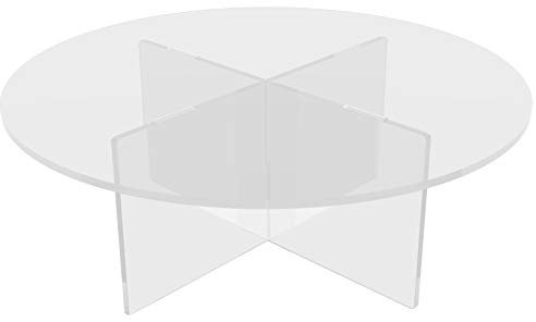 Danieli | Alzatine in Acrilico | Espositori Trasparenti in Acrilico, Alzatine per Dolci, Frutta e Buffet. Spediti con Pellicola Protettiva Anti-Graffio (1 pz Altezza 12 cm)