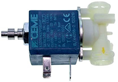 Solenoid Valve Compatible with/Replacement Part for DeLonghi 5213218251 ECAM Fully Automatic Coffee Machine (see description)