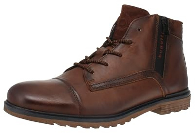 bugatti Herren-321-A0U3L-3500-6100-Stiefel Kaltfutter,dark brown,41