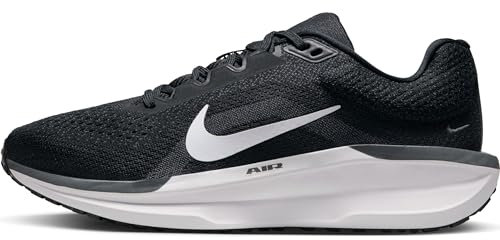 NIKE Winflo 11, Sneaker Mujer, Black White Anthracite Cool Grey, 40.5 EU