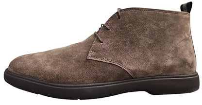 Geox U Spherica Ec17 - Botas de tobillo para hombre, Gris pardo., 42 EU