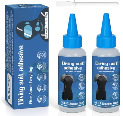 INNOVAYOU 120g Colla Neoprene, Flessibile Resistente Adesivo per la Riparazione di Mute, Adatto per Riparare Buchi e Strappi su Waders, Mute e Scarpe Gonfiabili