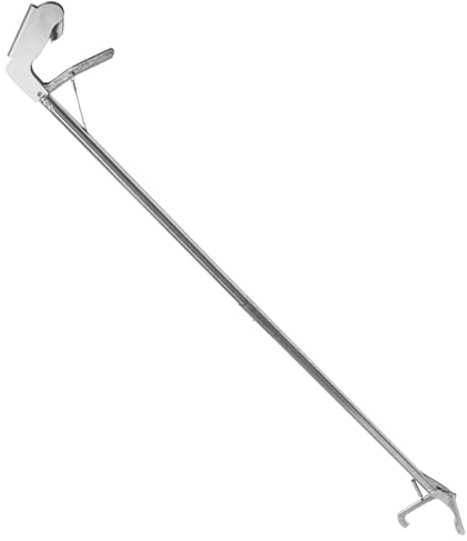 KOMBIUDA Pinza Raccogli Serpente Clip Strumento Cattura Serpenti in Acciaio Inox Clip Cattura Serpenti Pratica per Acchiappa Professionale