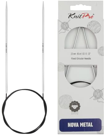 KnitPro - KnitPro Nova (120 cm x 2,50 mm) fasta rundstickor - 1 enhet
