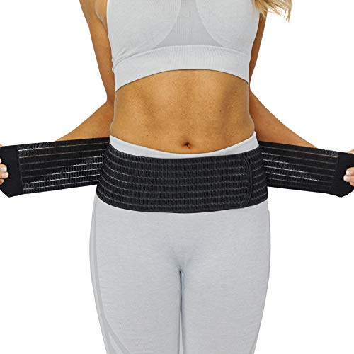 NEOtech Care - Accesorio 3 en 1, faja de maternidad, faja posparto y cinturón pélvico - Material transpirable - Negro - L
