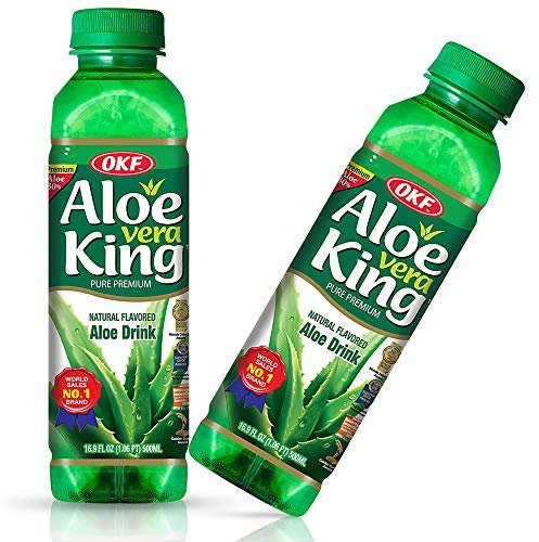 OKF Aloe Vera King Drink, Original, 16.9 Fluid Ounce (Pack of 12)
