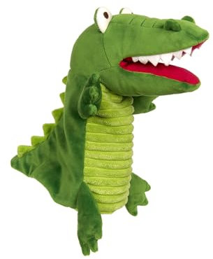 SIGIKID 42756 Handspielpuppe Krokodil My Little Theatre Mädchen und Jungen Babyspielzeug empfohlen ab 1 Jahr grün, 15 x 17 x 24